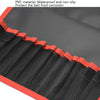 Road Sub-Bait Tool Bag Fishing Accessories Portable Storage Bag Waterproof Foldable Lead Fish Bag(Red Black)