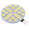 G4 24 LEDs SMD 5050 288LM 2800-3200K Stepless Dimming Energy Saving Light Pin Base Lamp Bulb, DC 12V (Warm White)