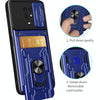 For Nokia G10 Sliding Camshield Card Phone Case(Blue)