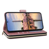 For Samsung Galaxy A35 Nine-card Slots Zipper Wallet Bag Leather Phone Case(Rose Gold)
