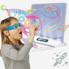 Multifunctional Luminous 3D Children Drawing Board, Without Watercolor Pen, Style: 3D Ocean