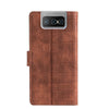 For Asus Zenfone 7 ZS670KS /  7 Pro ZS671KS Skin Feel Crocodile Texture Magnetic Clasp PU Leather Phone Case(Brown)