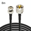 8m RG58 BNC Male to UHF Male Coax Cable Adapter