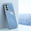 For Samsung Galaxy A36 5G XINLI Straight Edge 6D Electroplate TPU Phone Case(Celestial Blue)