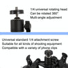 Car General Purpose Vehicle Bracket Suction Cup Fixed Glass Video Shooting Base, Shape: Suction Cup+PTZ