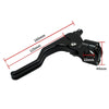 ATV Clutch Hand Brakes CNC Aluminum Alloy 22mm Handle Holder Universal Handbrake(Silver)