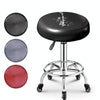 For Diameter 28-35cm Simple PU Leather Stretch Round Stool Cover Waterproof Lift Chair Cover(Champagne)