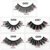 8pairs /Box Naturally Thick Eyelashes Large Curvature Curling False Eyelashes G885
