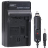 Digital Camera Battery Car Charger for Sony NP-FV100(Black)