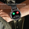 AK56 IP67 BT5.1 1.43inch Smart Watch Support Voice Call / Health Monitoring, Style:Silicone Strap(Black)