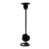 DH2304-01 Rose Carved Metal Candle Holder Bar Decoration Candlelight Dinner Candlesticks, Size: High Black