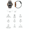 LEMFO HK52 1.43 inch BT5.3 IP68 Sport Smart Watch, Support Bluetooth Call / Message Notification / Heart Rate / Blood Pressure Health Monitor(Blue)