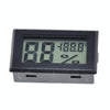 FY-11 Digital Thermometer Hygrometer with Probe, Black, for Aquariums
