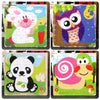 5 PCS KBX-017 Children Wooden Picture Puzzle Baby Early Education Toys(Panda)