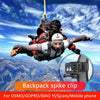 RUIGPRO 360 Degree Rotation Backpack Rec-Mounts Clip Clamp Mount with Screw for GoPro, Insta360, DJI and Other Action Cameras(Black)