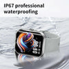 AK58 1.96 inch Screen Bluetooth Smart Watch, Steel Band, Support Health Monitoring & 100+ Sports Modes(Gold)