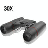 Mini Folded Field 7.2 Degree 126m / 1000m 30 x 60mm Red Multi-Coated Day Vision Outdoor Telescope Binoculars(Black)