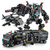 SWAT Shape Mecha Building Blocks Small Particle Assembled Educational Toys, Spec: Blackhawk SWAT 8577