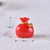 5pcs Christmas Decoration Accessories Micro Landscape Christmas Gift Resin Small Ornament, Style: Gift Bag No.1