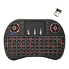 Support Language: Spanish i8 Air Mouse Wireless Backlight Keyboard with Touchpad for Android TV Box & Smart TV & PC Tablet & Xbox360 & PS3 & HTPC/IPTV
