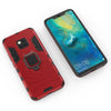 PC + TPU Shockproof Protective Case for Huawei Mate 20 Pro, with Magnetic Ring Holder (Red)