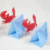 Children Inflatable Red Crabs Shape Arm Bands Floatation Sleeves Water Wings Swimming Floats, Size: 16x20x15cm