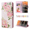 For Samsung Galaxy S23 Ultra 5G Bronzing Painting RFID Leather Phone Case(Rose Flower)