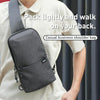 Yesido WB33 Casual Business Chest Bag Oxford Cloth Shoulder Messenger Bag (Black)