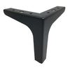 LH-J0016 Metal TV Cabinet Sofa Leg, Height: 15cm(Matte Black)