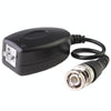 2x Passive Video Balun Transceiver over Cat5/5e UTP Cable (Black)