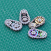 Chain Gyro Fingertip Gyro EDC Metal Toy Gear Sprocket Flywheel, Colour: Rainbow Colors