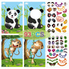 Face Changing Stickers Early Learning DIY Puzzle Stickers Toys(Animal)
