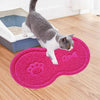 PVC Cat Litter Mat, Rose Red, Anti-Skid, 26x45cm