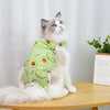 Cat Neutering Recovery Suit, Avocado, Large