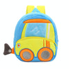 3D Cartoon Trucks Cars Plush Kids Backpack Children School Bags(Bulk Machine)