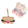 PU Sunglasses Bag Cute Quirky Sunglasses Box(Love Flying Kiss)