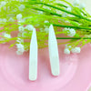 100 PCS Lace Double Eyelid Sticker Plastic Tweezers Mask Clip Beauty Clip(White)