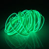 EL Cold Green Light Waterproof Flat Flexible Car Strip Light with Driver for Car Decoration, Length: 5m(Green)