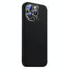 For iPhone 14 Pro Nano Lens Cover Liquid Silicone Phone Case(Black)