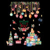 Christmas Window Decoration Poster Santa Claus Elk Snowflake Glass Wall Stickers, Style: SD-03 30x90cm