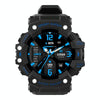 LC11 1.28 inch TFT Screen Outdoor Sports Smart Watch, IP68 Waterproof Support Heart Rate & Blood Pressure Monitoring (Blue)
