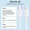 JOYROOM S-CL020A9 20W USB-C/Type-C to 8 Pin Fast Charging Data Cable, Length:1m(White)