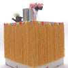 Hawaiian Table Dress Seaside Party Festive Bazaar Table Decorations, Size: 276x75cm(Yellow)