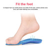 1 Pair 641 Casual Non-slip Shockproof Breathable Arch Of Foot Sports Insole Shoe-pad, Size:S (225-250mm)(Orange)