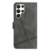For Samsung Galaxy S25 Ultra 5G Skin-feel Stitching Leather Phone Case(Grey)