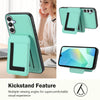 For Samsung Galaxy M34 / F34 5G CX01 Detachable Magsafe Magnetic Card Bag Phone Case(Mint Green)