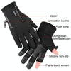 Outdoor Sports Riding Warm Gloves Touch Screen Fingerless Fishing Gloves, Size: M(Black)