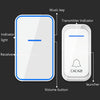 Wireless Doorbell 300m Range 38 Ringtones EU Plug Black
