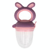 Baby Pacifier Fruit And Vegetable Auxiliary Feeder Baby Bites Feeder Nipples, Color: Medium Purple