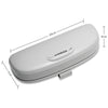 MCPP Car Multifunctional Glasses Case Car Visor Card Storage Sunglasses Holder(Beige White)